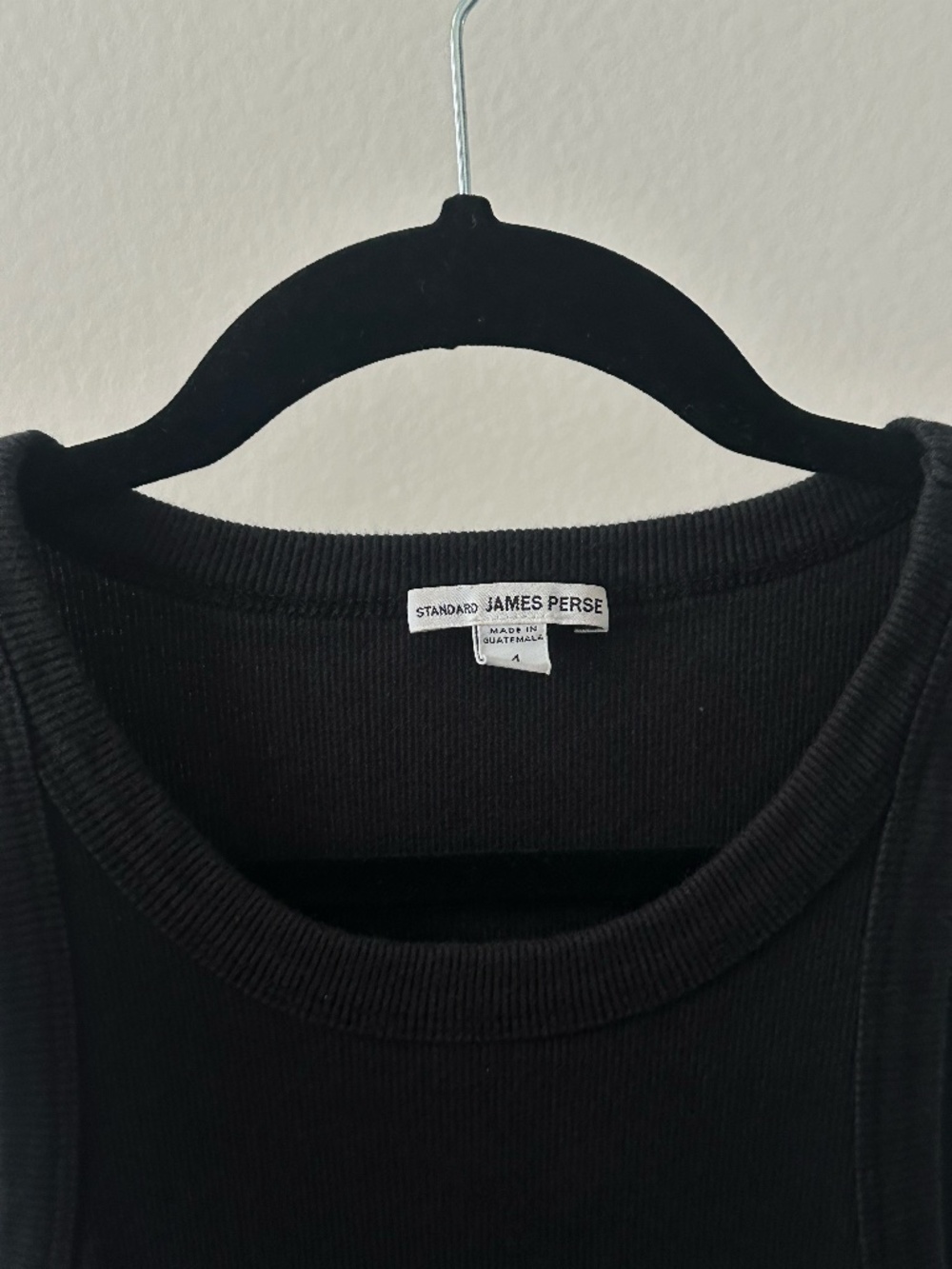 James Perse Black Ribbed Tank - Picture 4 of 8